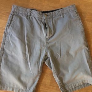 Volcom Gray Chino Shorts Size 33